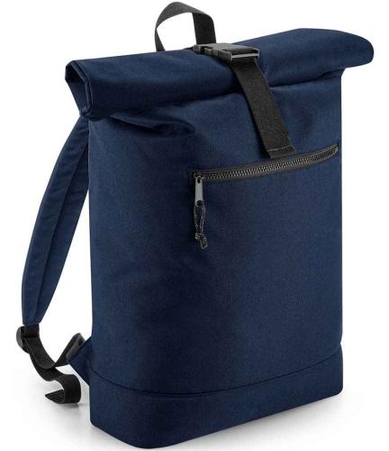 BagBase Recycled Roll-Top Backpack - NAV - ONE